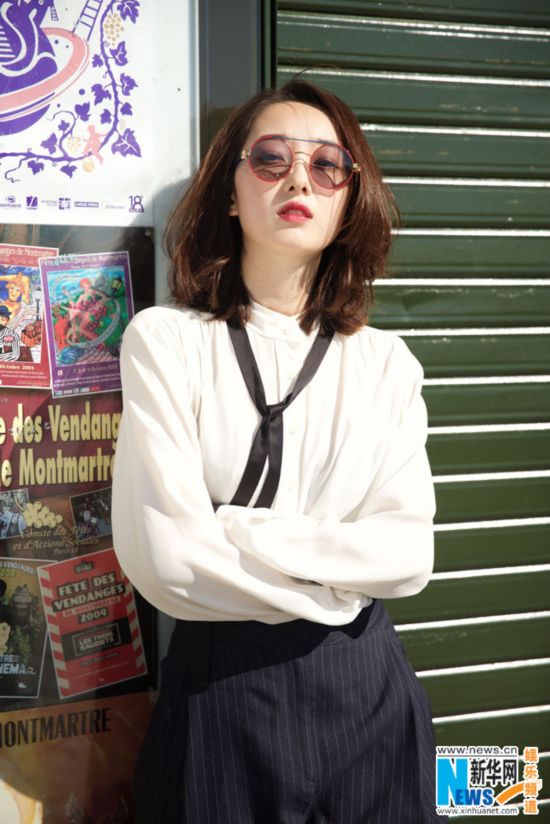 蒋梦婕中性大片帅出新高度 演绎摩登法式浪漫