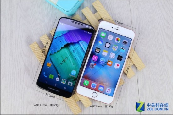 新老巨頭 Moto X Style對比iPhone 6SP 