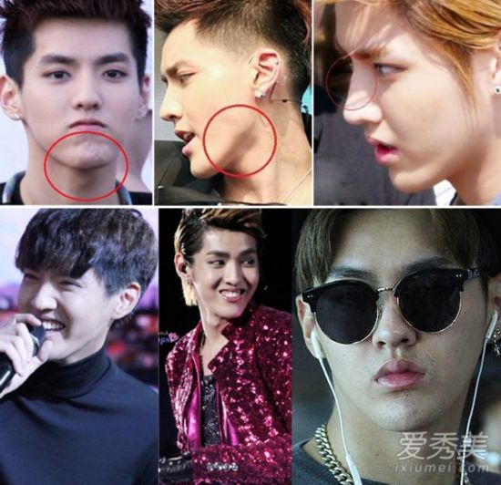 明星卸妆前后:吴亦凡范冰冰素颜敢拍写真?