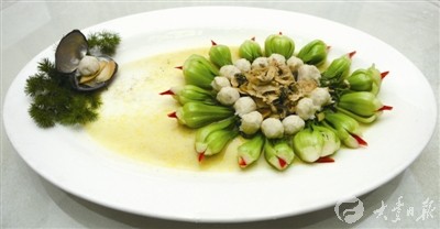 大丰特色美食一品卯酉蚌:蚌里藏珠味更鲜