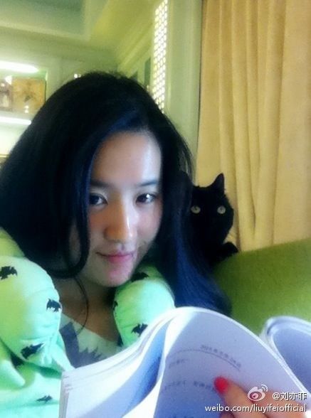 刘亦菲素颜画画 刘亦菲素颜照大盘点(图)