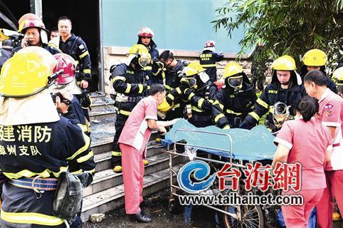 漳州175医院重症医学科1吊臂吊塔起火 致1人