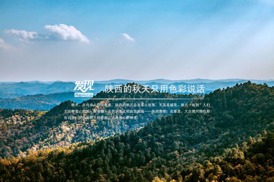 发现黄陵:陕西的秋天只用色彩说话