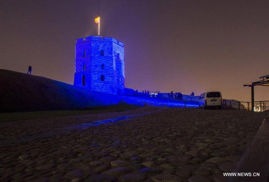 LITHUANIA-VILNIUS-GEDIMINAS TOWER-UN DAY