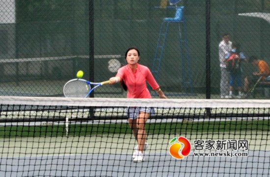 赣州市运动会网球比赛结束 南康区、章贡区包