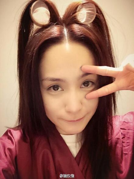 唐嫣自拍显呆萌再现傻白甜明星自拍哪家强阿娇