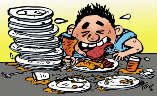 吃货! 游客吃面获白吃证  1分钟吃43碗面真是太