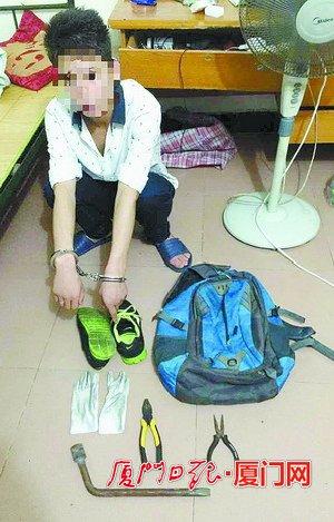 厦门22岁青年4进监狱 出狱不到4个月作案20多