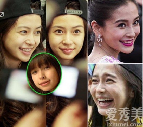angelababy下巴没了!素颜近照吓死宝宝