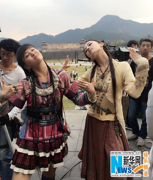 郑元畅韩东君娜扎彩旗金晨仙剑五《云之凡》花