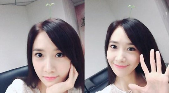 少女时代允儿开通微博 晒自拍照清纯可爱(图)