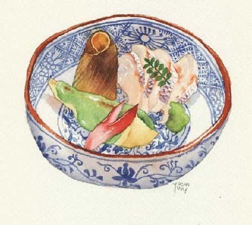 唯爱与美食不可辜负温暖的日本手绘美食插画2