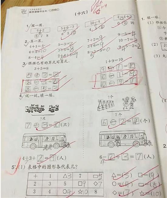 博士妈吐槽一年级孩子数学题:为娘不会做