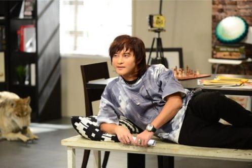 沙溢易容拍戏变吴秀波 与胡可飙戏(组图)