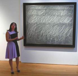 艺术大师黑板6行乱圈圈拍出4.5亿