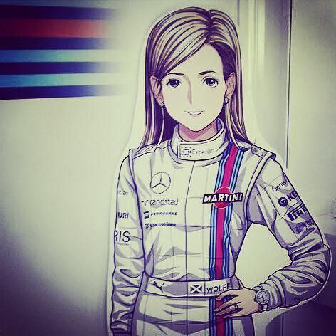 f1最美女车手宣布退役 多组靓照曝光(组图)