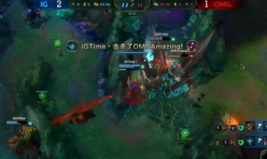 (组图)Uzi已尽力!队友并不给力 OMG无缘决赛