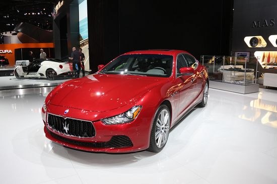 玛莎拉蒂Ghibli与总裁车型最新款洛杉矶车展首