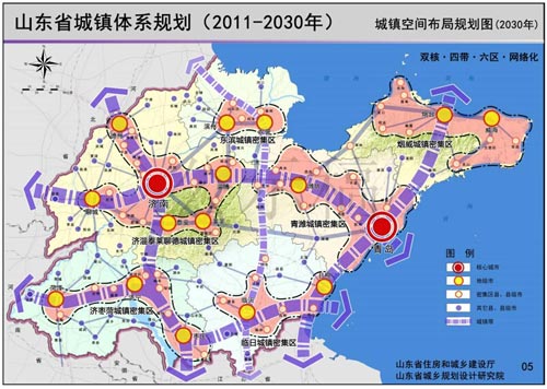 山东城镇体系规划 威海2020年将成Ⅱ型大城市