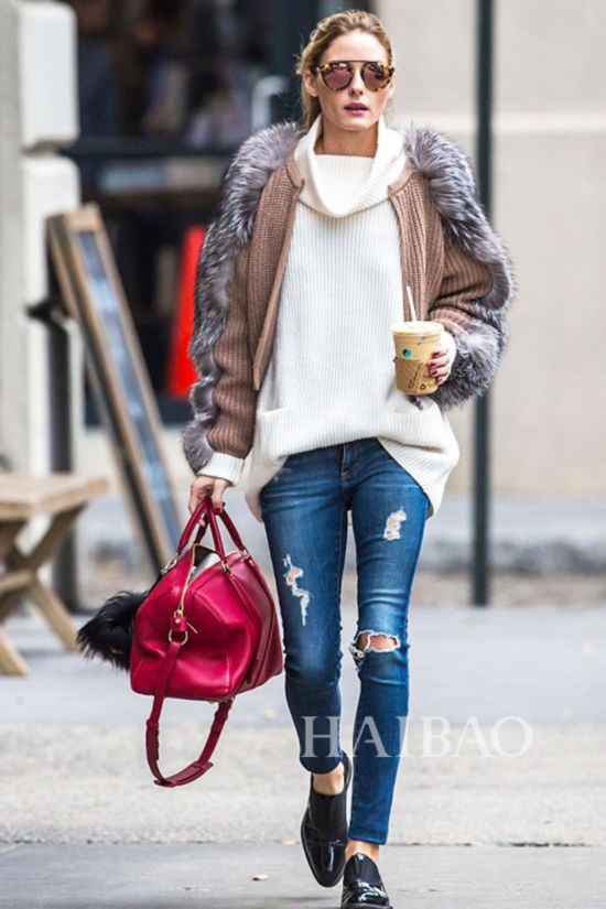 ����ά�ǡ�����Ī (Olivia Palermo) ��Ƥ��ƴ�ӿ������ŦԼ���