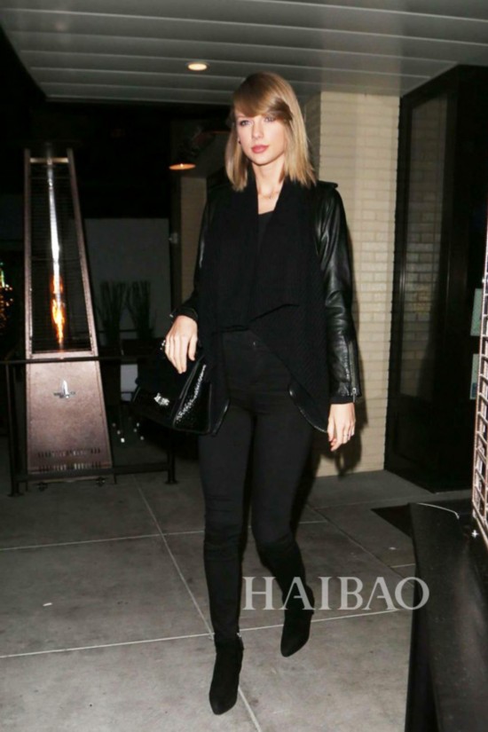 ̩�ա�ʷޱܽ�� (Taylor Swift) ����ɫ��֯ƴ��Ƥ������ɼ�����