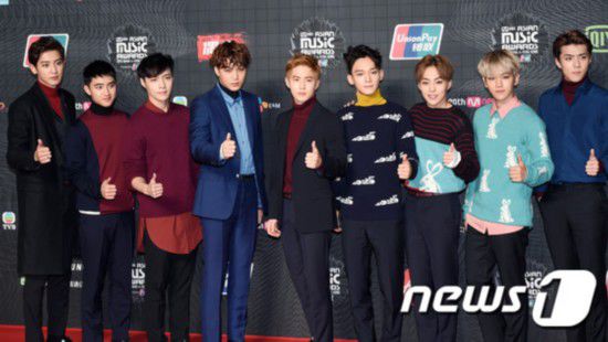 2015MAMA̺ EXOȫԱ̩ȹԽͼ