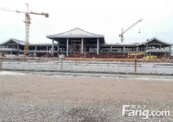 【博鳌机场最新消息】正在进行二次结构施工