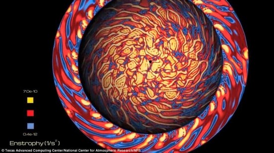 神奇!科学家制作模拟动画展示星体内部构造
