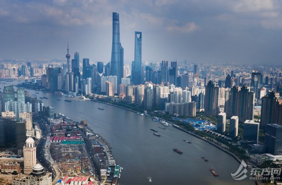 十二五收官之际 航拍上海城市建设变化