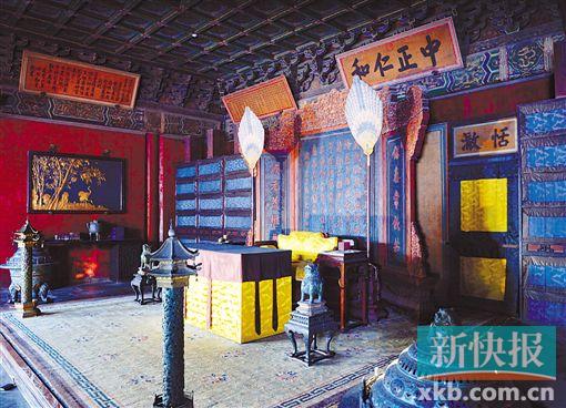 故宫养心殿将大修修缮期间设展展出殿内文物（图）