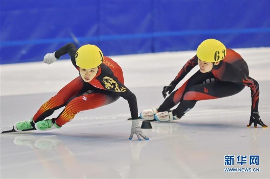 全国短道速滑锦标赛:女子500米赛况