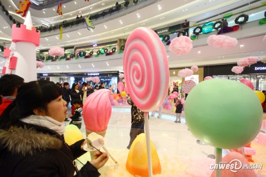 高清组图:糖果盛宴缤纷炫彩 犹如步入童话乐园