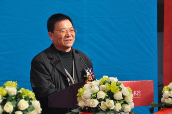 原淄博市市委常委,宣传部长郑峰致辞