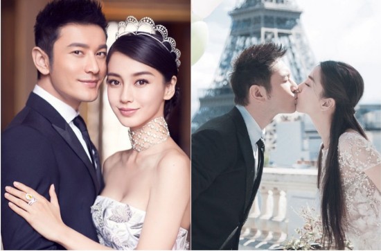 黄晓明baby婚纱照