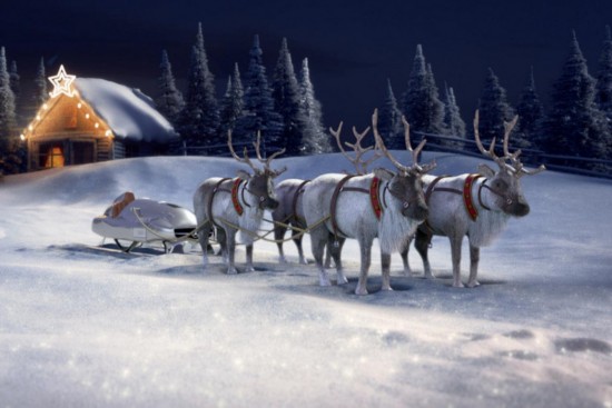 奔驰圣诞也疯狂 推在线雪橇设计DIY