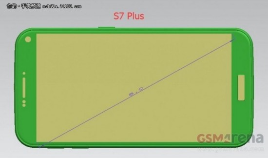 三种触屏尺寸 三星S7推四大版本