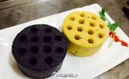煤球蛋糕走红网络黑暗料理再添一员 分黑米和
