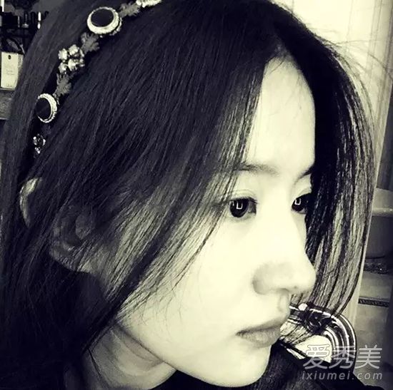 刘亦菲完美比例脸 侧面照美出新高度