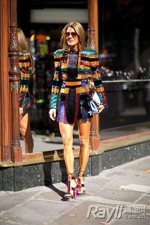 Anna-Dello-Russo-wearing-Balmain