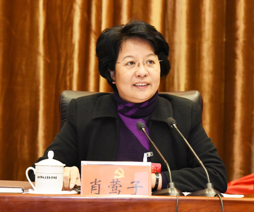 全会由市委常委会主持.市委书记肖莺子作重要讲话.