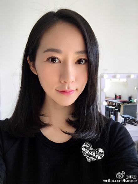 韩雪晒短发造型清纯可人 网友:短发看起来精神