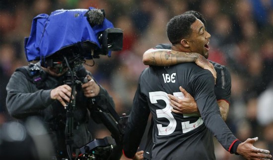 英格兰联赛杯:利物浦胜斯托克城