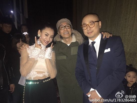 周星驰搂张柏芝、徐峥合影网友:美好的记忆(图)