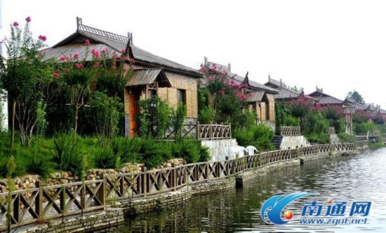 南通通州河道整治新景观:河畅水清岸绿景美