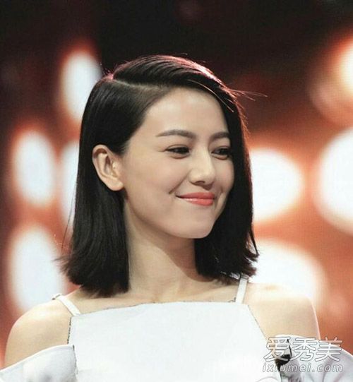 高圆圆杨幂小宋佳在各种发型间a发型v发型的短发头发软烫男士发型图片
