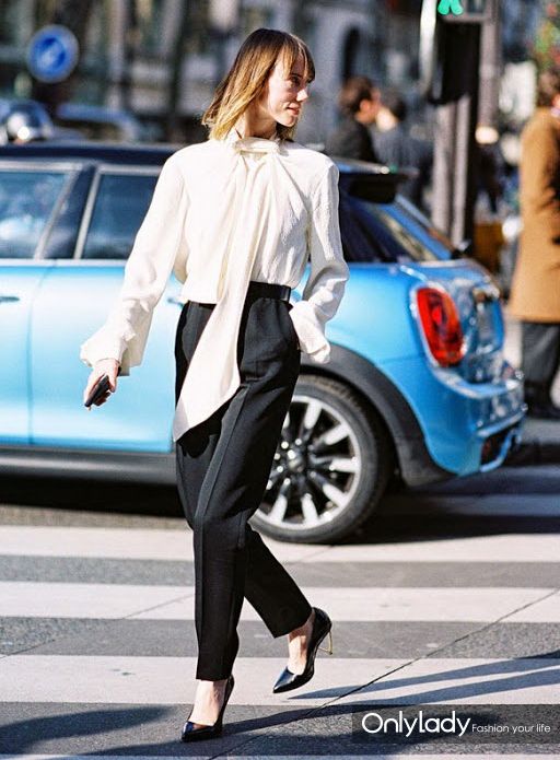 Tie-Neck-Blouses-Street-Style-9