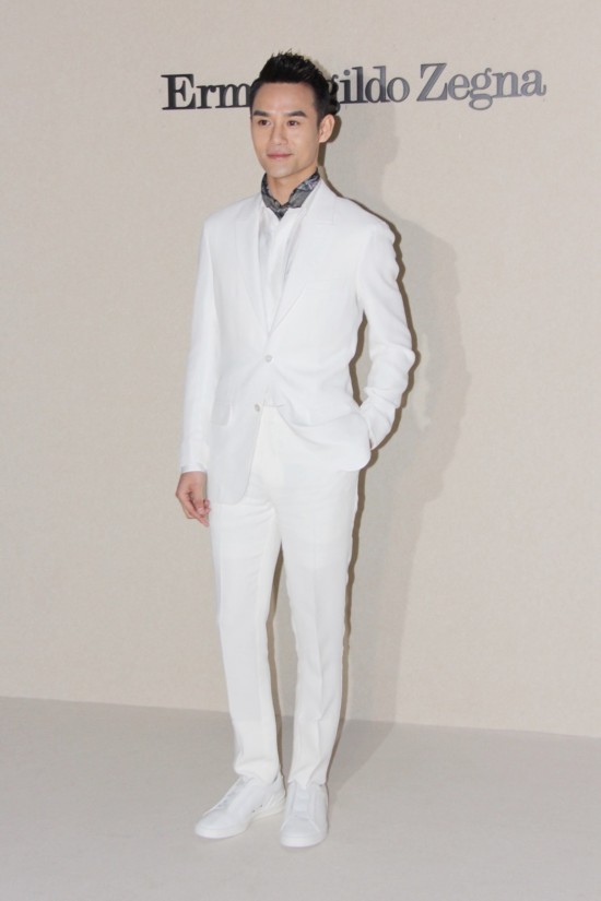 李晨王凯亮相Ermenegildo Zegna杰尼亚2016秋