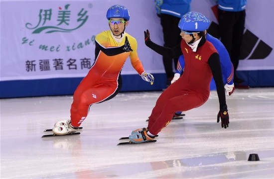 短道速滑男子500米决赛:武大靖夺冠