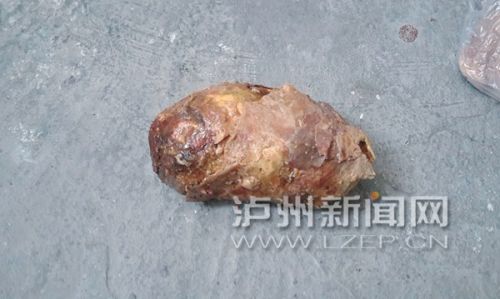 称其杀鸡时发现了疑似"比黄金价格还高的鸡宝",希望能得到专家鉴定