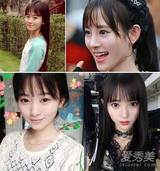跑男4鞠婧祎挤掉baby整容前旧照被扒4
